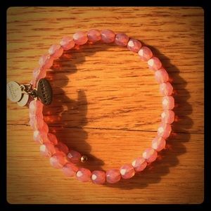Alex and Ani vintage pink wrap around bracelet
